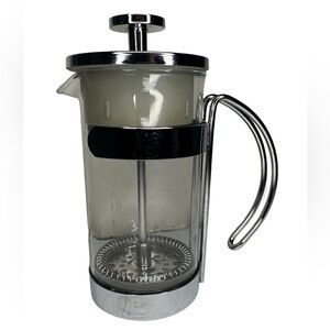 Norpro 2 Cup Chrome Coffee/Tea Press with Pyrex Glass